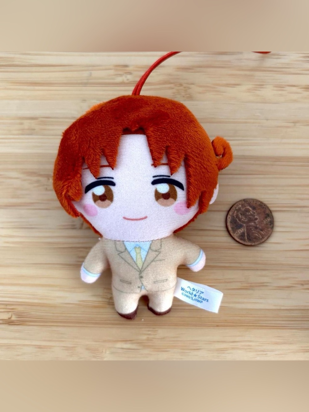 Rare Hetalia Axis Powers plush keychain Northern italy